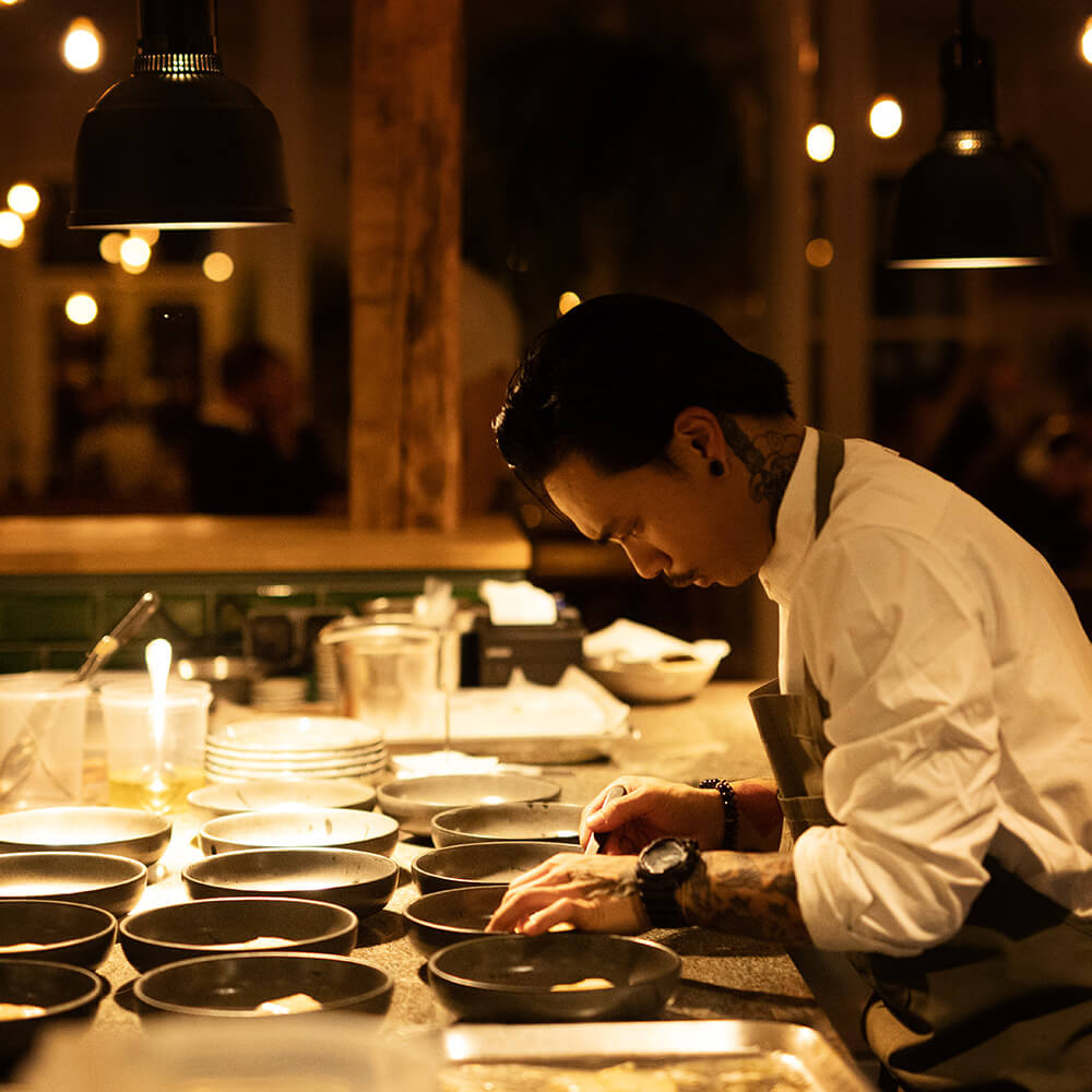 Lokale og økologiske råvarer hos Restaurant KILDEN