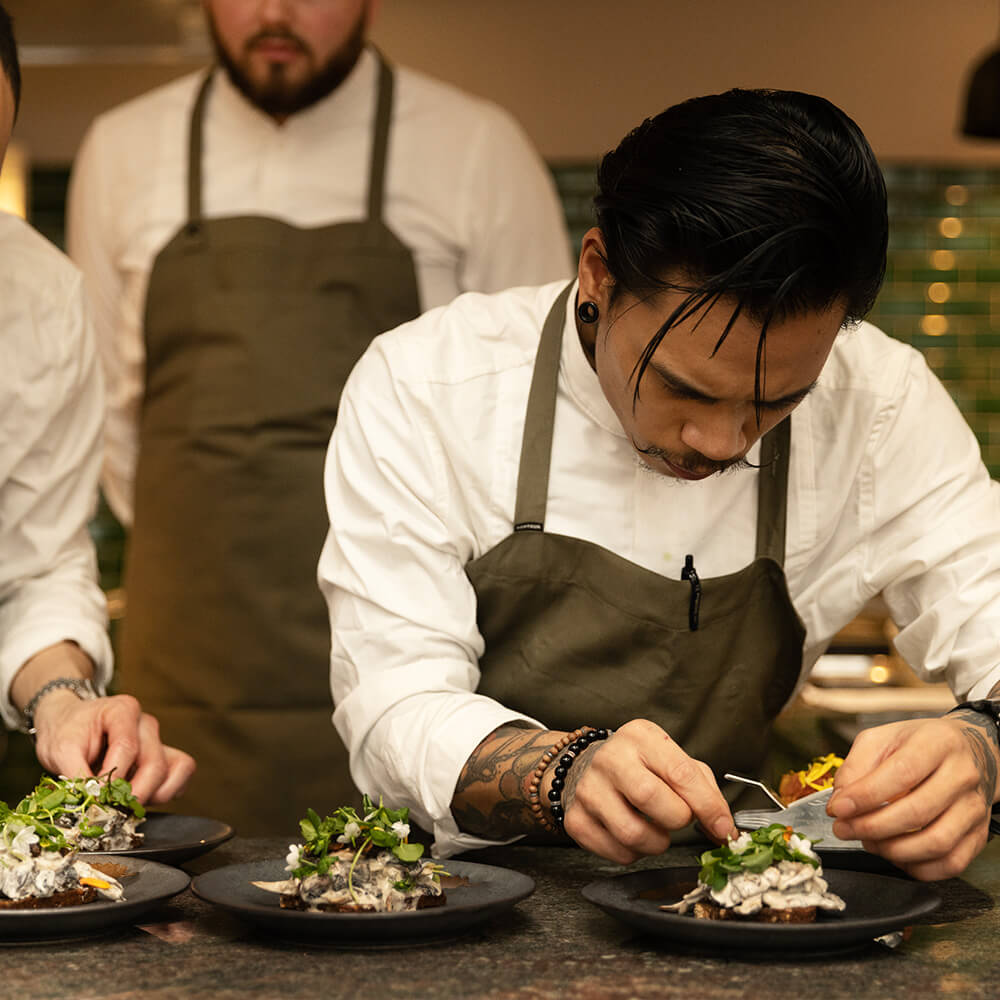 Moderne Smørebrød i Tivoli