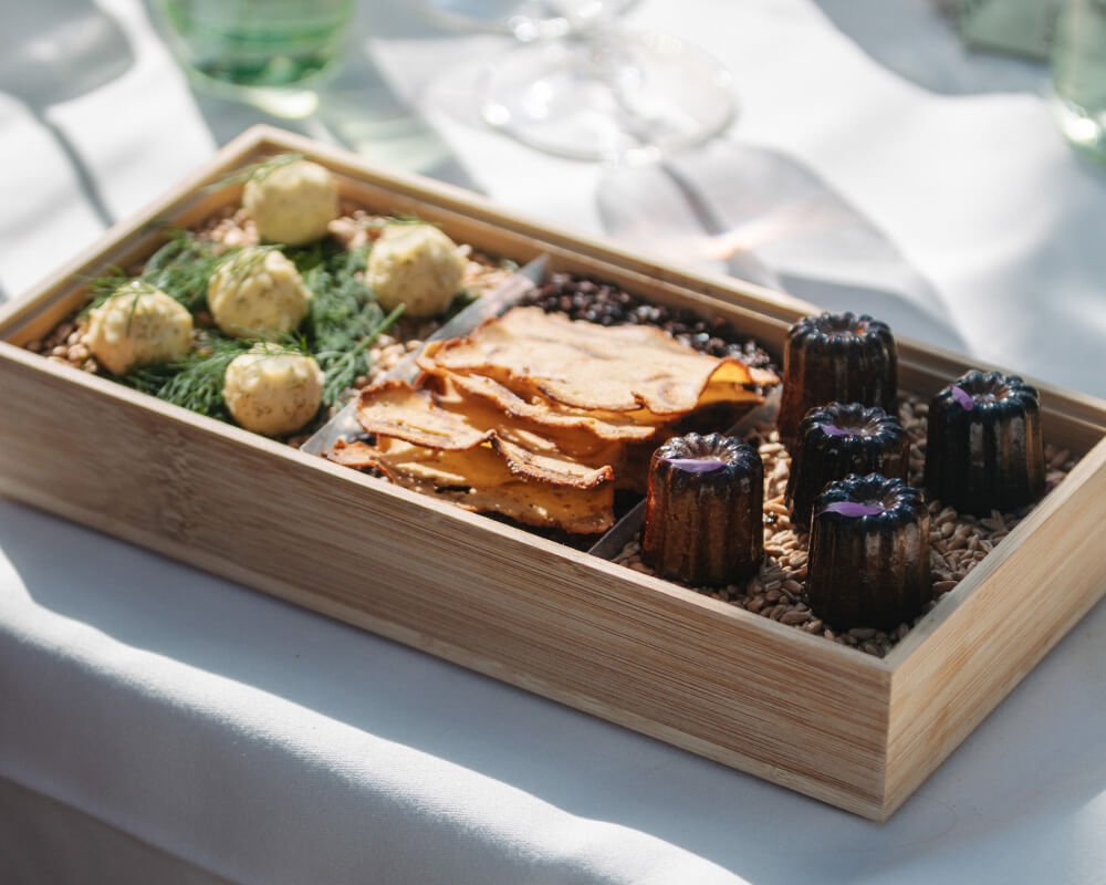 Selskabsmenuer hos Kilden i haven