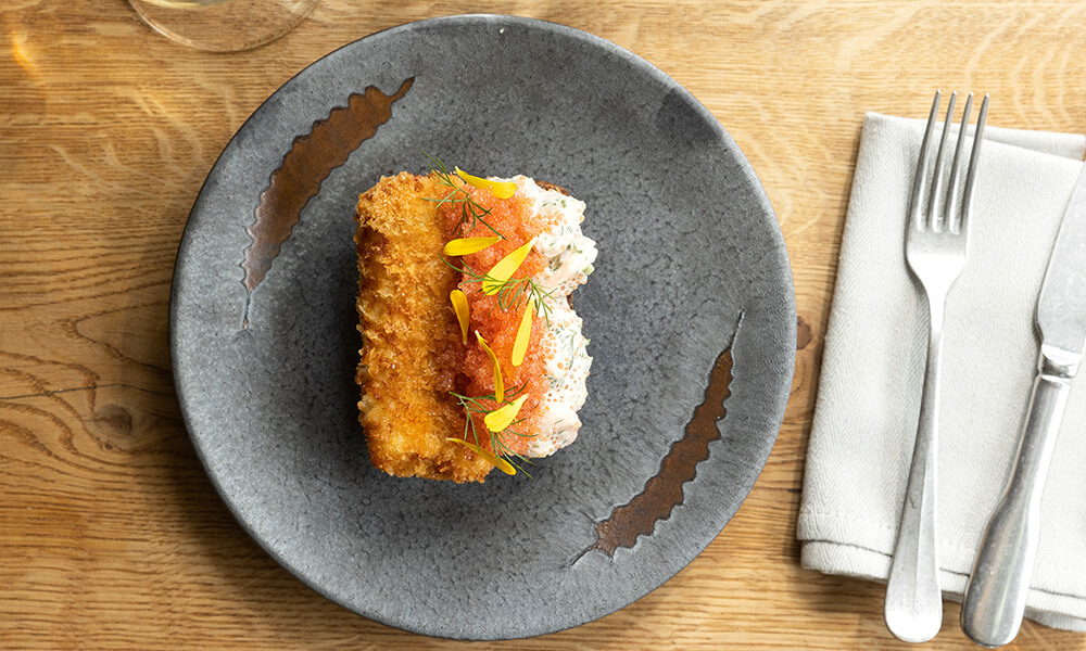 Smørrebrød fra Havet hos Kilden